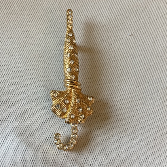 AVON RHINESTONE umbrella pin - Picture 6 of 6